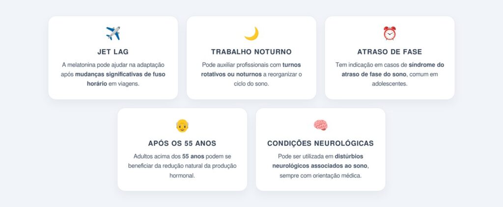 Quando o uso da melatonina é realmente indicado?
