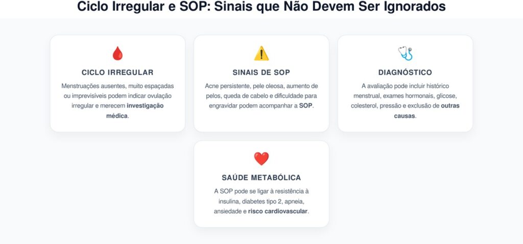Ciclo Irregular e SOP: Sinais que Não Devem Ser Ignorados