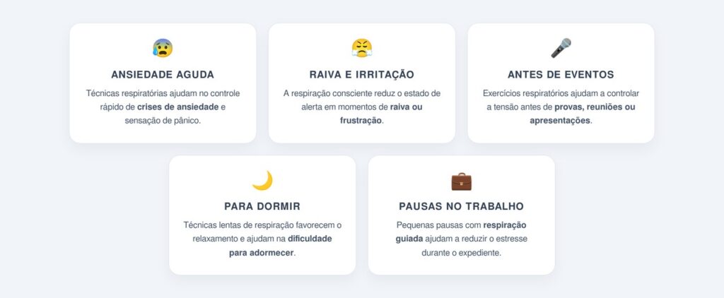 Quando escolher a respiração e quando escolher a meditação?