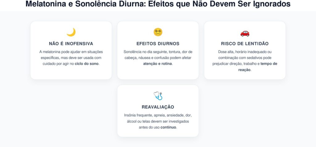 Melatonina e Sonolência Diurna: Efeitos que Não Devem Ser Ignorados