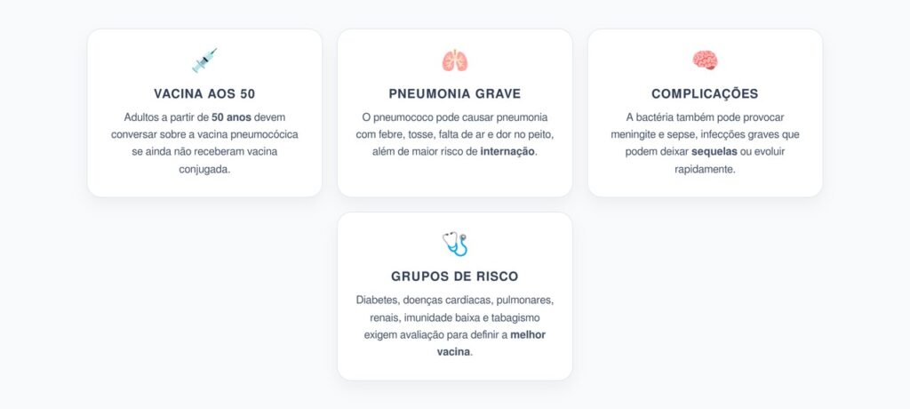 Vacina Pneumocócica aos 50: Proteção Contra Pneumonia Grave