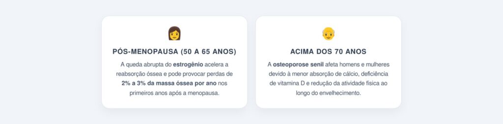 Quais são as duas faixas etárias mais críticas?