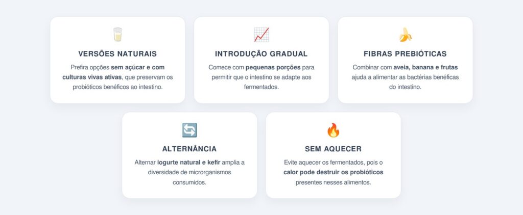 Como incluir iogurte natural e kefir na rotina?