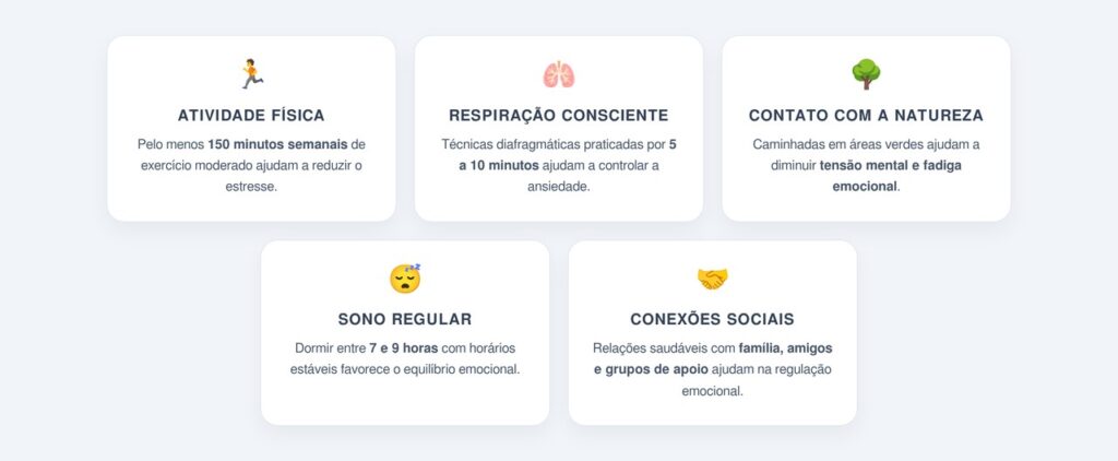 Quais hábitos comprovadamente reduzem o estresse?