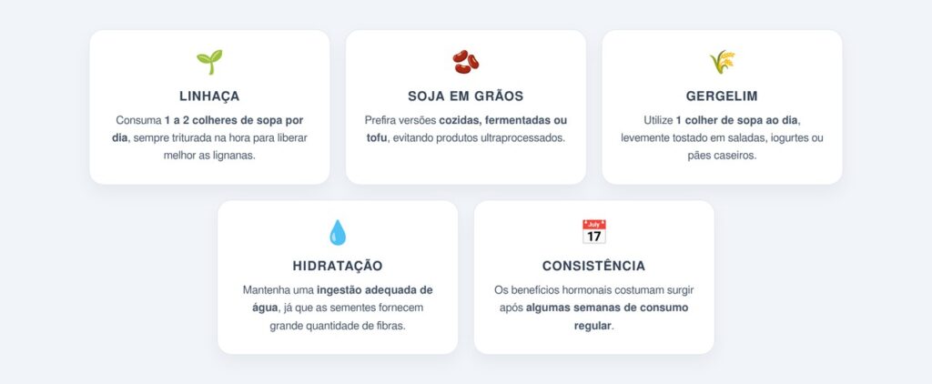 Como consumir o trio no dia a dia?