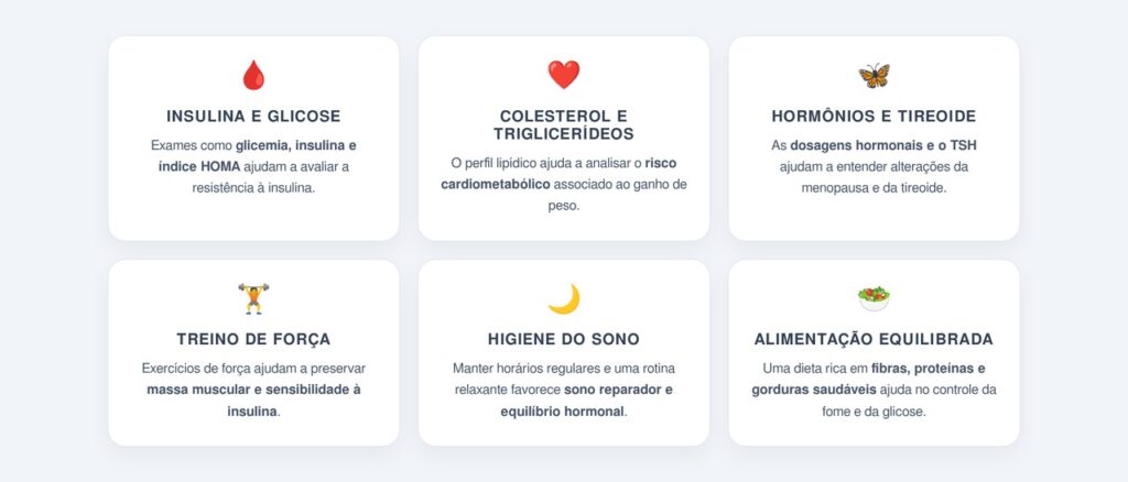 Quais exames e estratégias ajudam nessa fase?