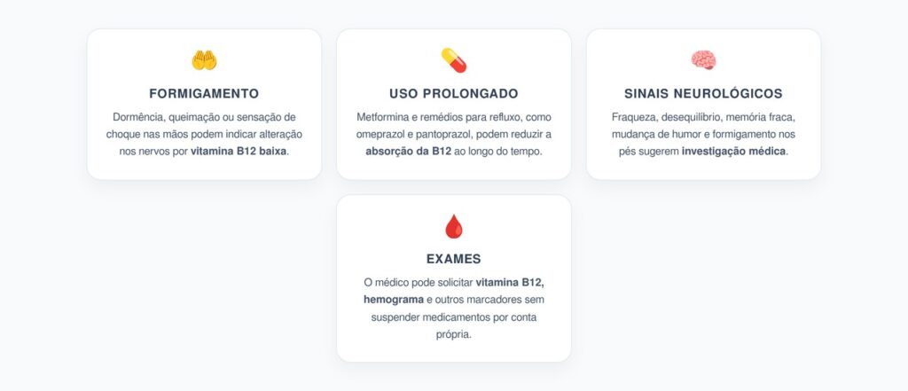 Formigamento nas Mãos ao Acordar: Alerta de Vitamina B12 Baixa em Quem Usa Metformina