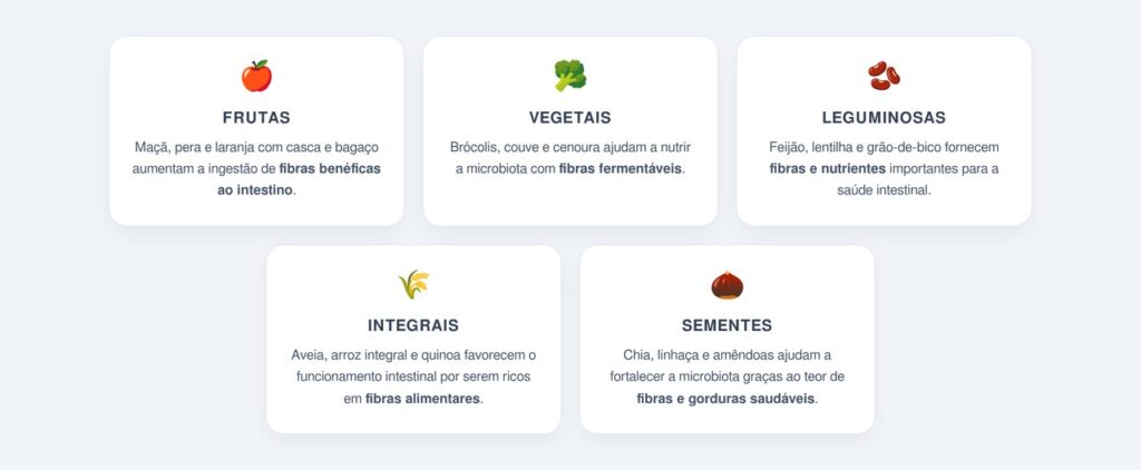 Por que as fibras são fundamentais para o intestino?
