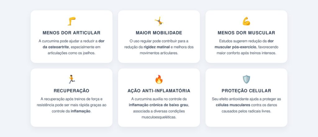 Quais são os benefícios para articulações e músculos?