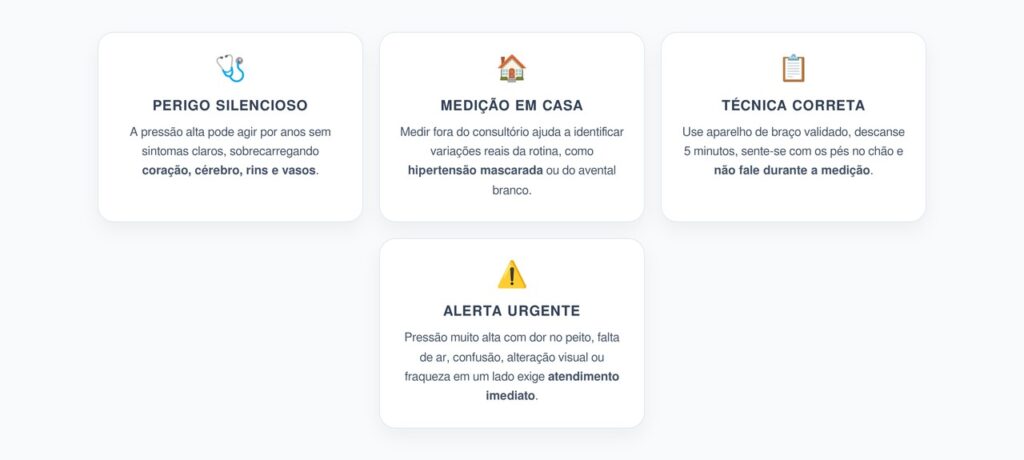 Pressão Alta Silenciosa: Medir em Casa Pode Revelar o Risco Antes dos Sintomas
