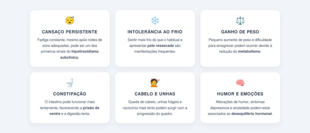 Quais são os sintomas característicos?