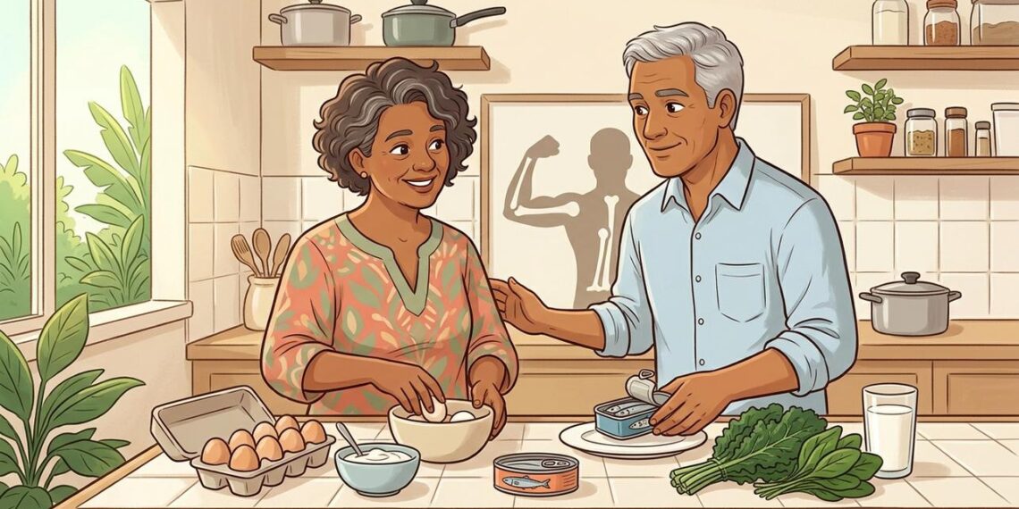 Depois dos 50, aumentar a proteína e o cálcio é decisivo para não perder massa muscular nem osso