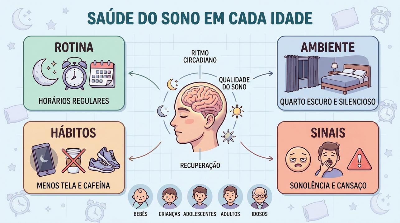 Rotina, ambiente, hábitos e sinais ajudam a entender o sono ideal.