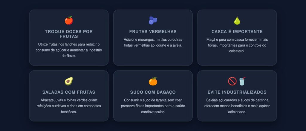 incluir fruta
