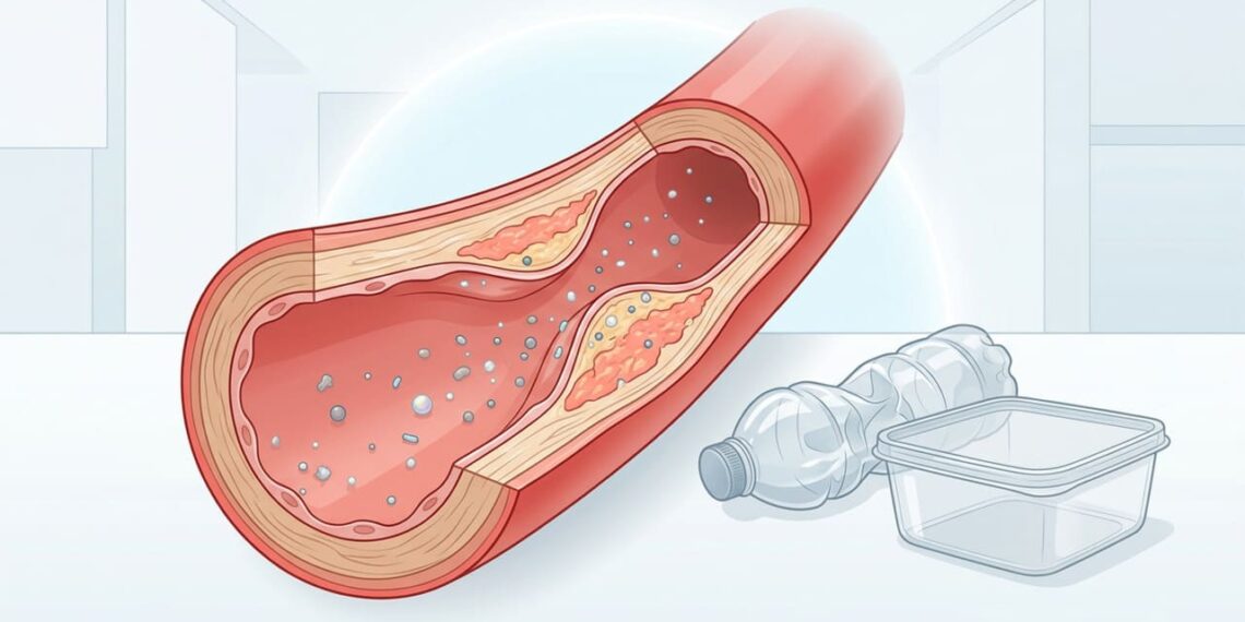 Microplásticos nas artérias: o novo fator de risco que especialistas associam ao aumento de infartos e AVCs silenciosos