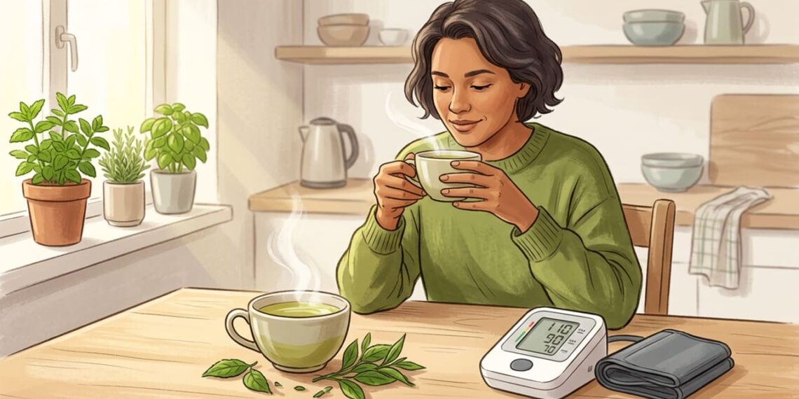 Qual o efeito do consumo de chá verde na pressão arterial?