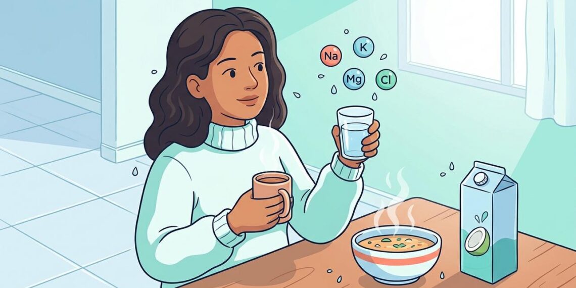 No frio, só beber água não basta: por que os eletrólitos fazem diferença na hidratação