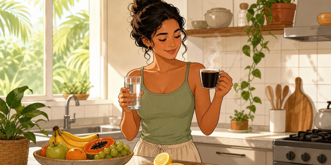O que tomar em jejum para ajudar a desinflamar o fígado: bebidas e hábitos simples