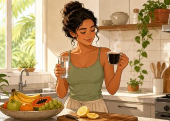 O que tomar em jejum para ajudar a desinflamar o fígado: bebidas e hábitos simples