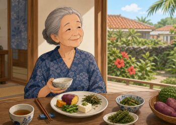 Os habitantes de Okinawa comem até ficarem 80% satisfeitos e vivem mais do que muitos: o segredo da regra hara hachi bu