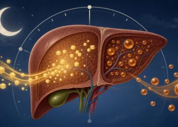 Por que o fígado processa gordura e açúcar de forma diferente durante a noite, descoberta de Oxford 2026 sobre a doença hepática mais comum do mundo