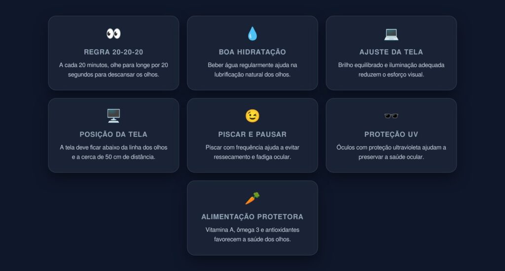 proteger os olhos