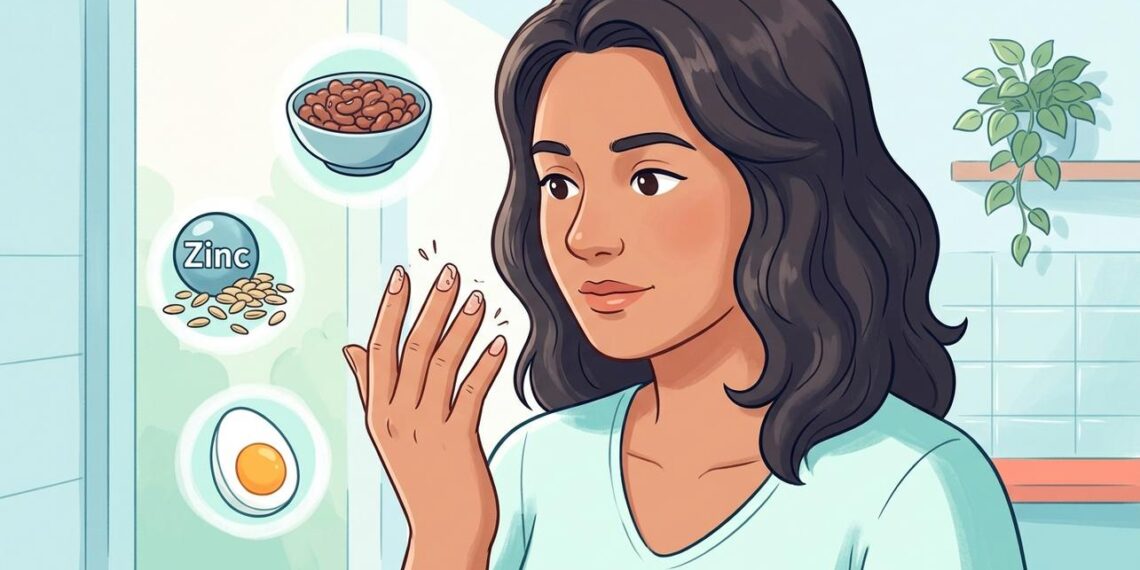 Quais nutrientes estão em falta no organismo quando as unhas quebram com facilidade e crescem lentamente