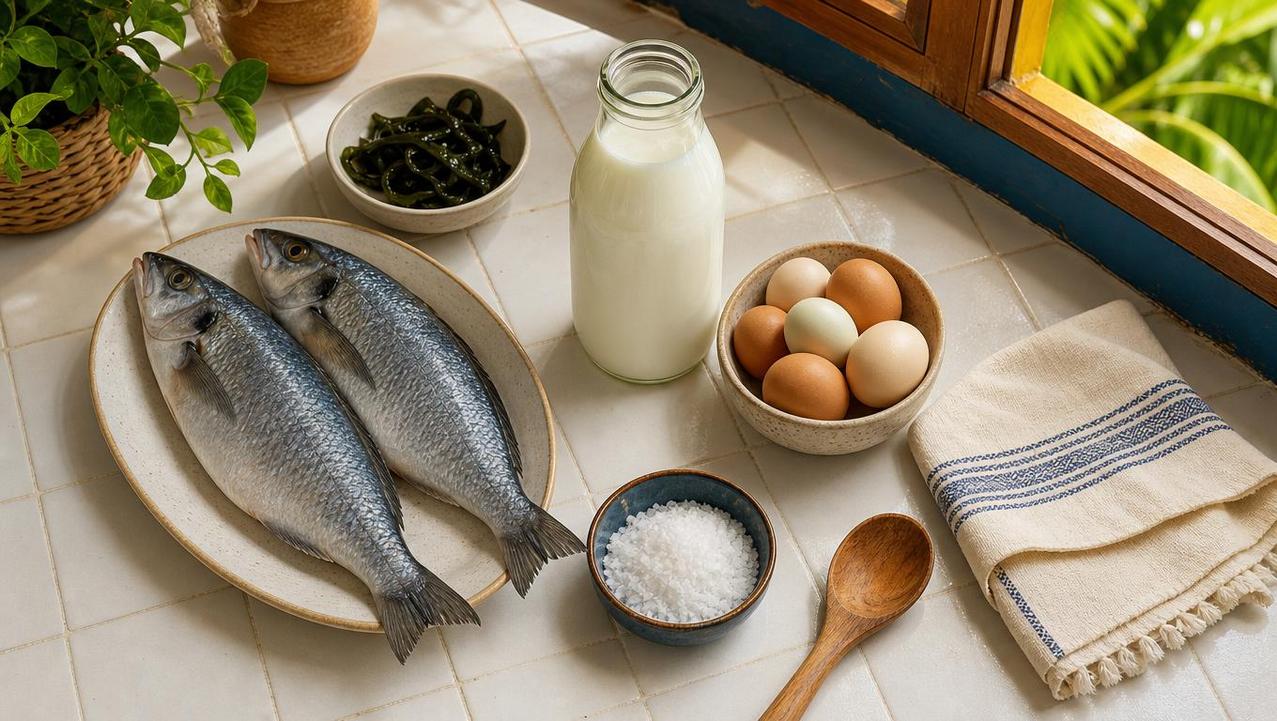 Peixes, ovos, leite e sal iodado ajudam na ingestão adequada.