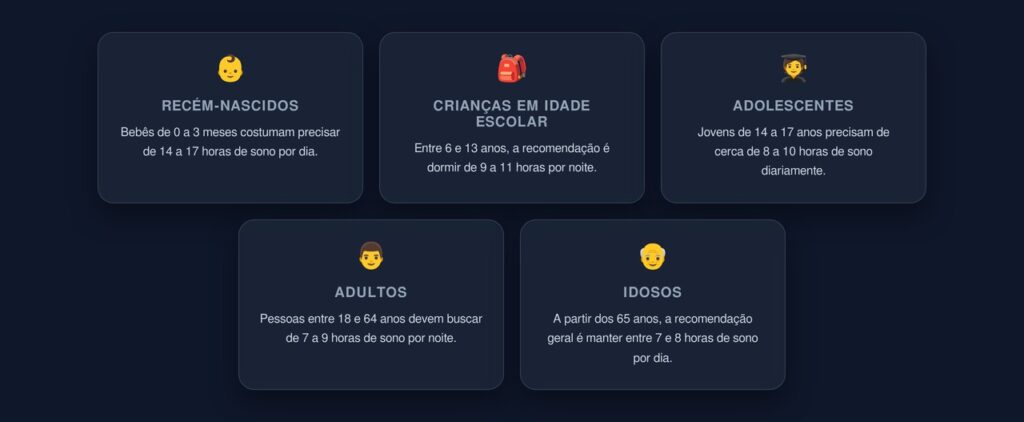 quantas horas dormir