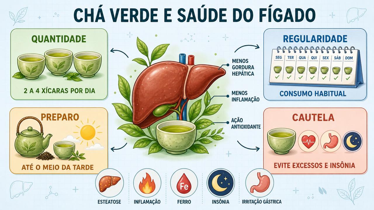 Infográfico resume quantidade, regularidade, preparo e cautelas no consumo diário.