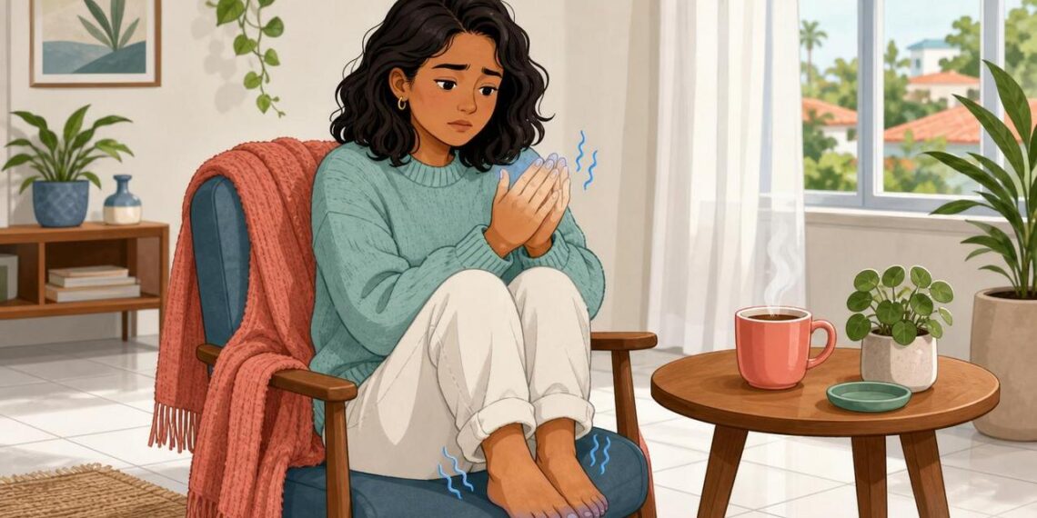 Sentir frio nas mãos e nos pés o tempo todo nem sempre é normal: às vezes é sinal de má circulação ou tireoide