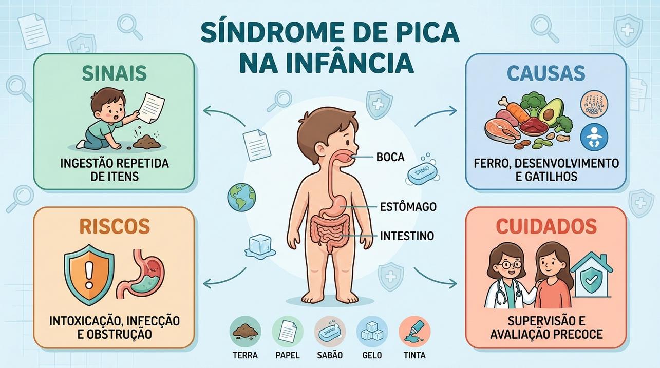 Sinais, causas, riscos e cuidados ajudam a identificar a síndrome de pica.