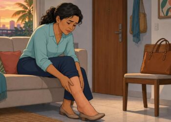 Ter as pernas pesadas no fim do dia nem sempre é cansaço: às vezes é o início de um problema venoso