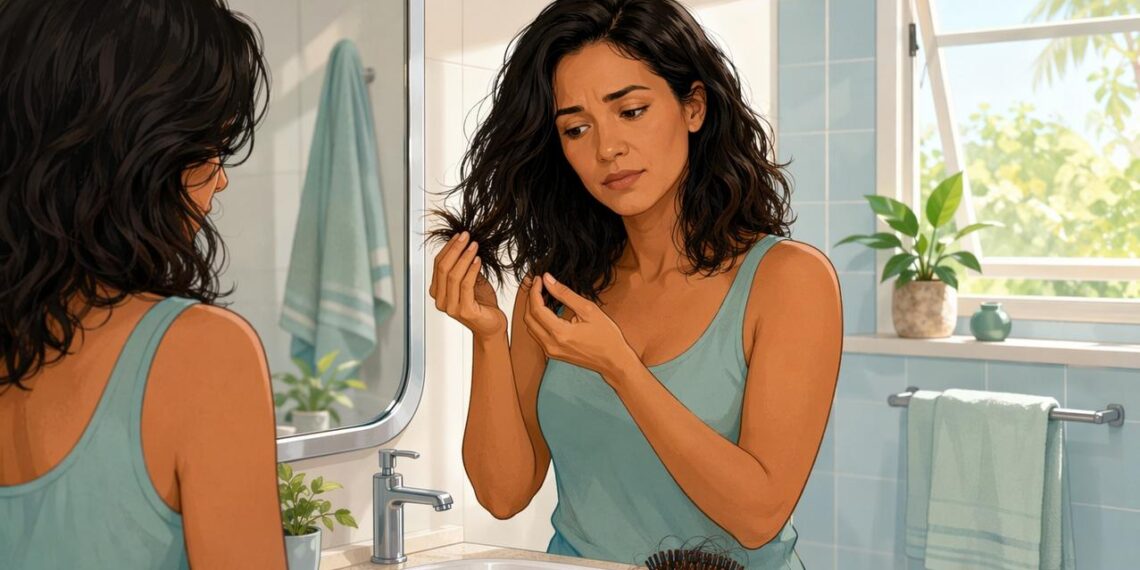 Uma das formas eficazes de identificar problemas na tireoide é através da textura do cabelo e da velocidade com que ele cai