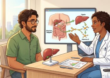 Falta de vitamina D não é só pouco sol: quando intestino, fígado e absorção de gordura entram na conta