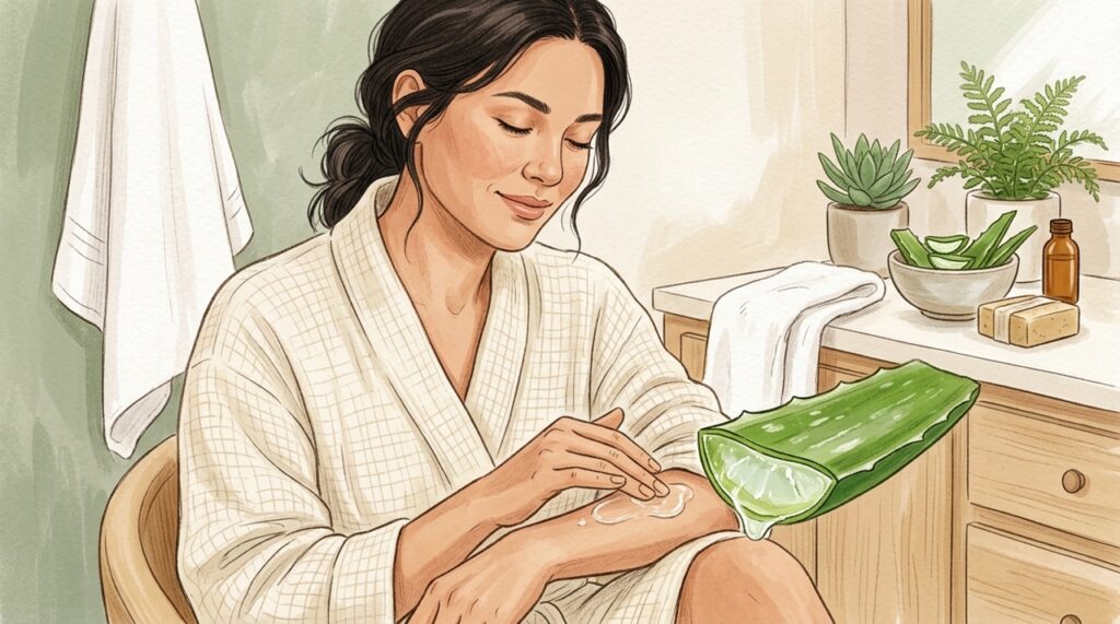 Planta medicinal que cuida da pele, alivia queimaduras, hidrata e ajuda na cicatrização