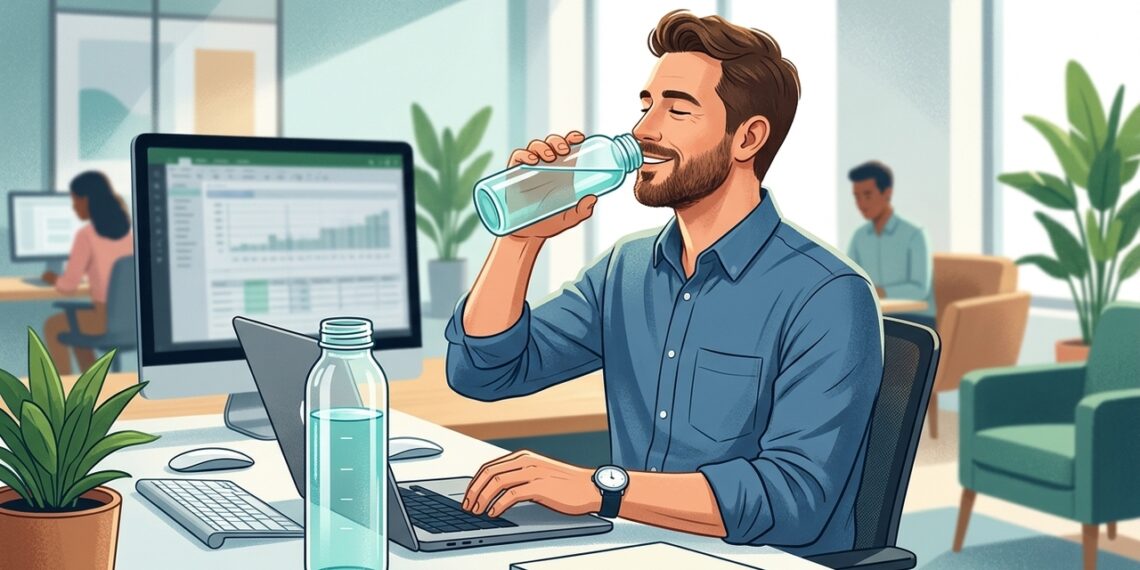 Você esquece de beber água durante o dia? Essas 5 mudanças simples podem criar o hábito