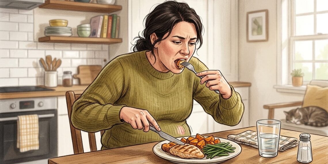 Digestão em foco: como comer muito rápido afeta você