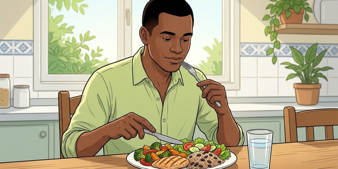 A sensação de fome pouco tempo depois de comer nem sempre é apetite verdadeiro: pode ser reflexo de uma refeição consumida rápido demais