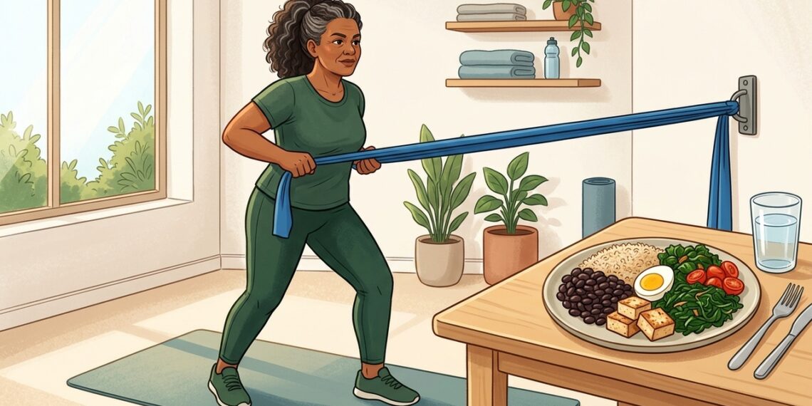 Proteína vegetal ou animal: o estudo que mostrou o papel decisivo do treino de força em adultos mais velhos