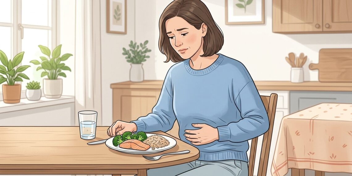 Sensação de estômago cheio com pouca comida pode indicar dispepsia: quando pesquisar H. pylori