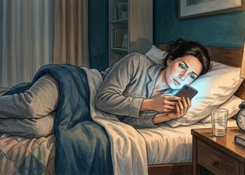 Tela antes de dormir: como a luz azul pode atrasar a melatonina e piorar o sono