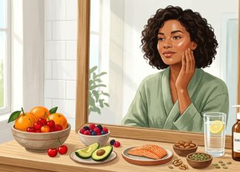 O que comer para cuidar da pele: a relação entre nutrientes e saúde da pele