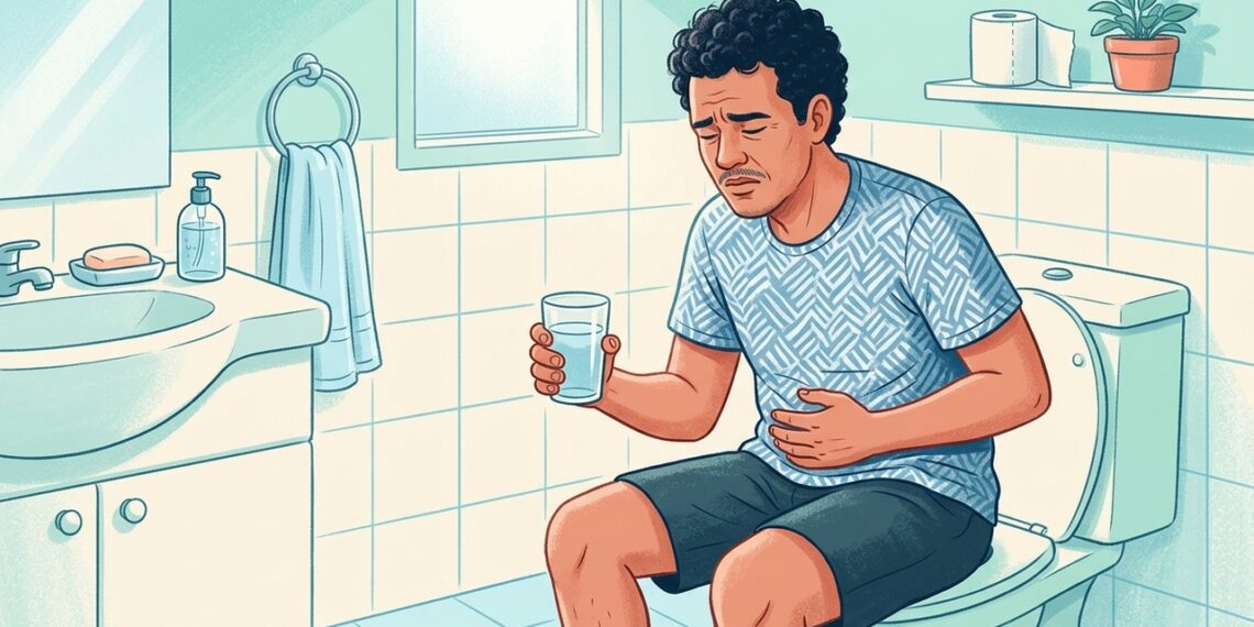 Vômitos e diarreia súbitos: o sinal de desidratação que separa norovírus de uma indisposição comum
