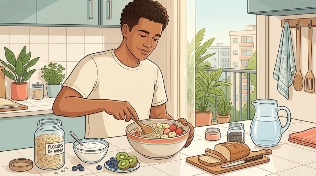 Como a aveia ajuda a aliviar naturalmente desconfortos digestivos e a constipação leve