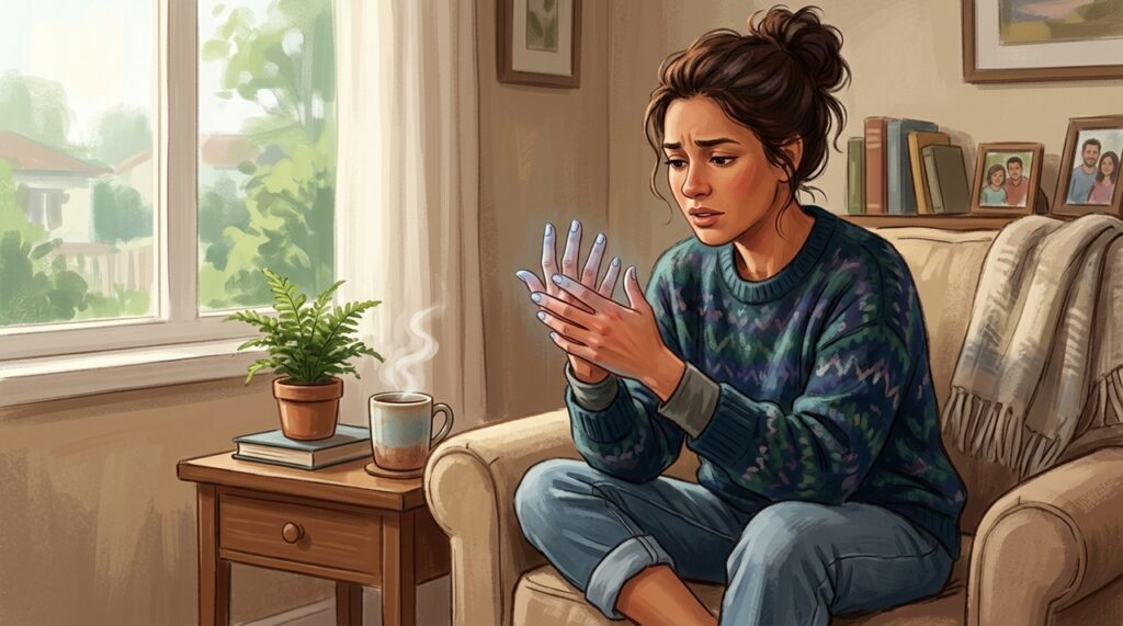 Por que as mãos e os pés ficam frios, mesmo sem estar com frio?