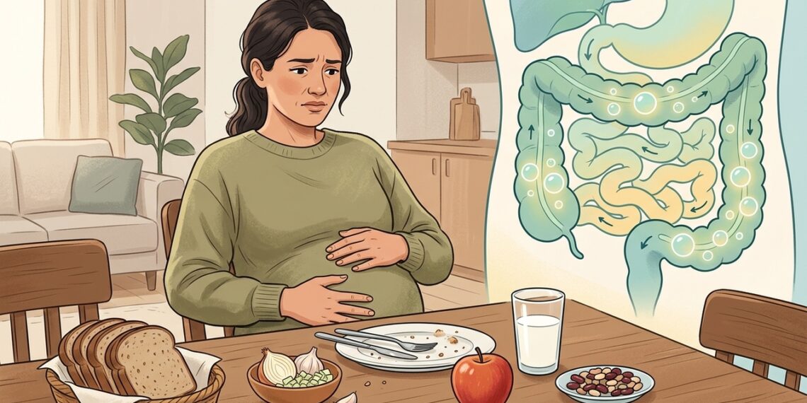 Barriga inchada depois de comer: o que a dieta low-FODMAP ensina sobre gases sem cortar tudo para sempre