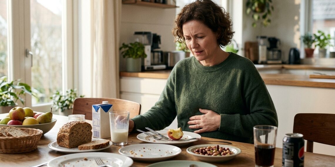 Inchaço abdominal persistente nem sempre é glúten: o que gases, constipação e intolerâncias explicam