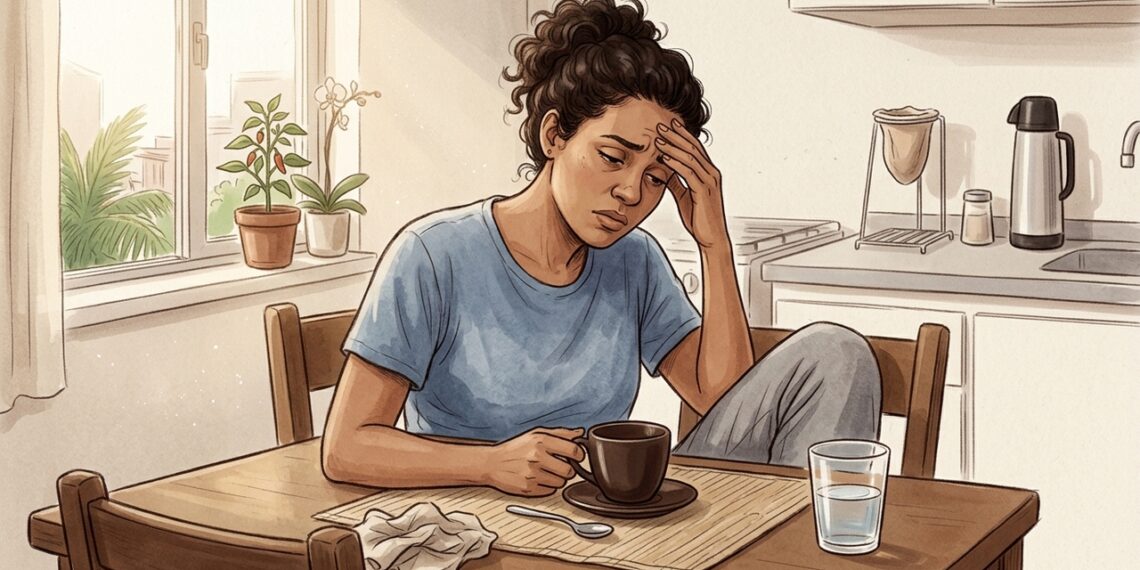 A dor de cabeça no fim de semana nem sempre é estresse acumulado: pode ser reflexo da abstinência de cafeína