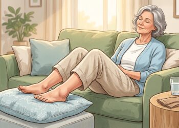 Pernas inchadas no fim do dia podem não ser só calor: elevação, compressão e exercício entram no primeiro cuidado